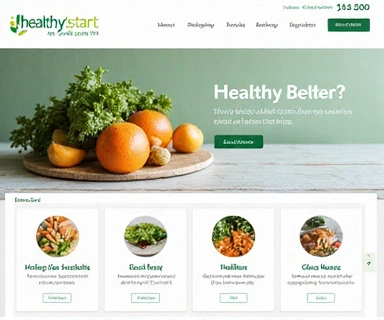 Medical symbols and healthy food, clean and informative